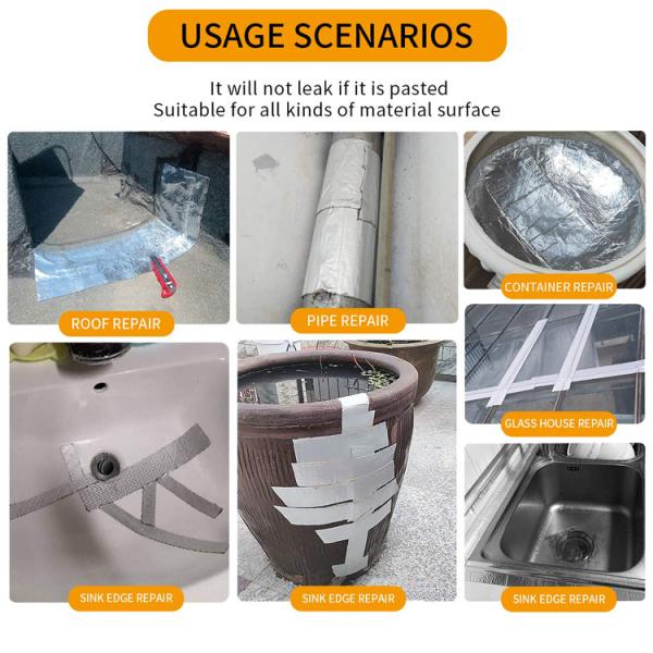 5cm Width Adhesive Waterproof Membrane Band for Roof Flashing and Traditional Design