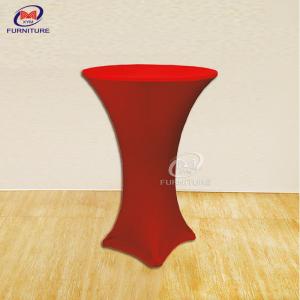 China Spandex Plain Covers And Sashes Bar Table Cloth For Party on sale