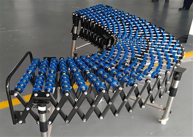 Buy Unpowered Explandable Roller Conveyor Skate Wheel Conveyor with Various Shapes at wholesale prices