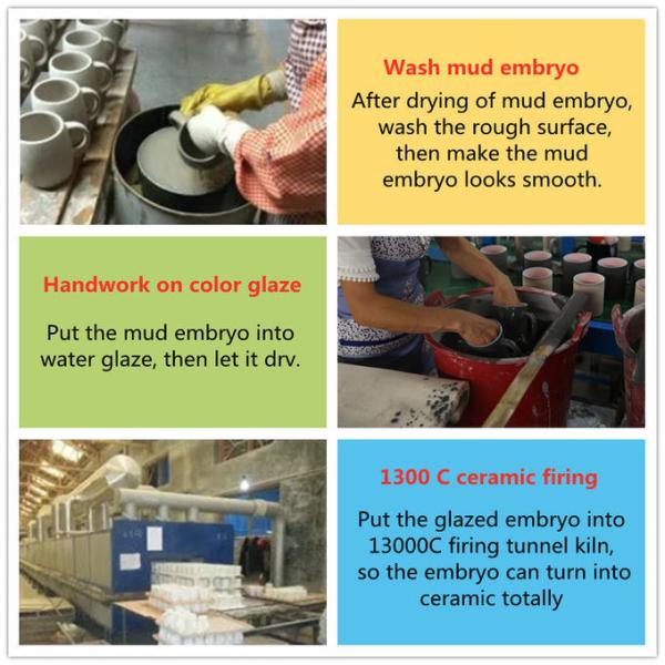 13oz  Glazed White Ceramic Milk Cup Coffee Cup Can Be Customized Pattern Style 2