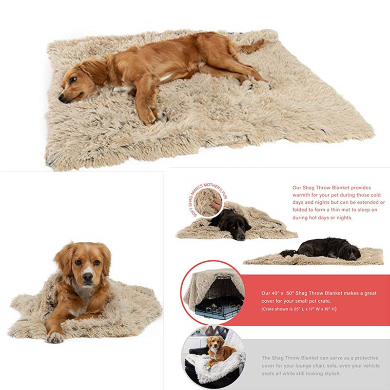 Buy cheap Plush Pet Mat Double Layer Pet Blanket Dog Mat Cat Blanket Warm And Comfortable from wholesalers