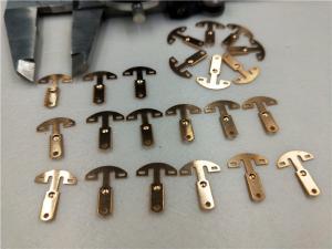 Quality High Precision Punch Press Dies , Progressive Die Components Copper / Brass Alloy Terminal Pin Parts for sale
