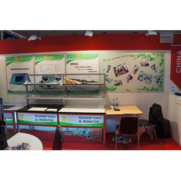 Molded marine edge resistance lab island bench Glare Finish resist corrosion