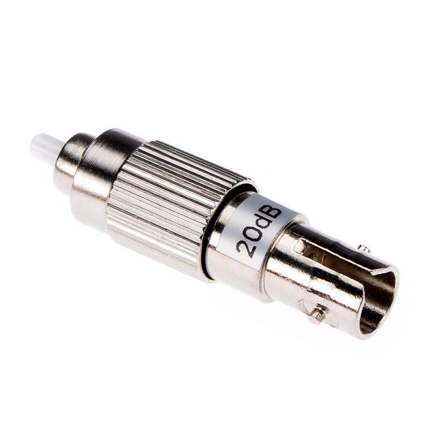 Plug In Fiber Optic Attenuator ST/FC Durable Metal Shell For Permanent Protection