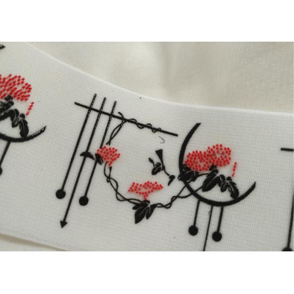 Shinny Silicon Printing Logo Screen Printing Label For Woven Tape