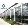 5mm Tempered Glass Hydroponic Grow Systems Greenhouse for sale