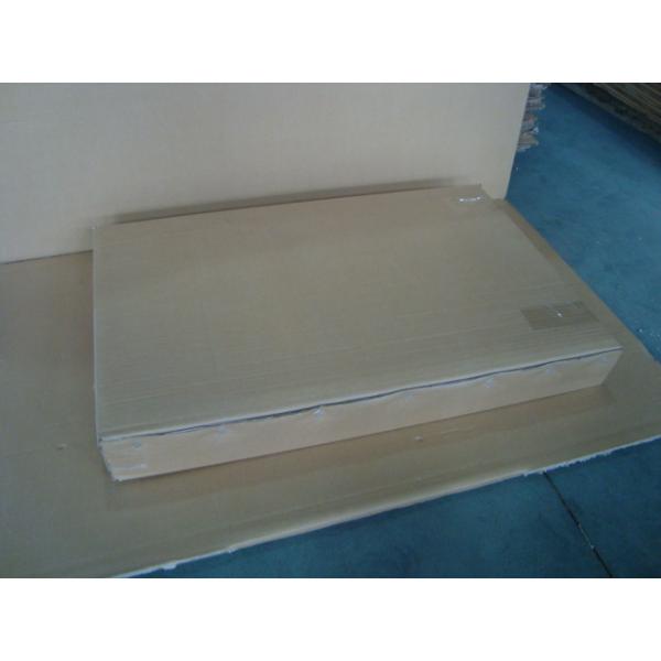 4 Layers Metal Table Top Display Stands With Back Open Door 4