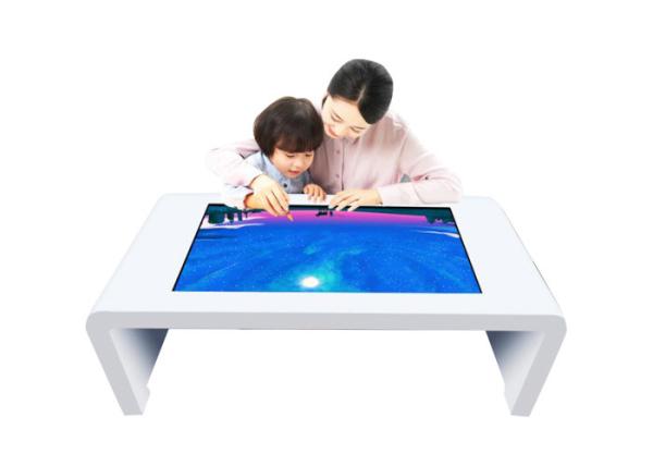 Buy LCD Interactive Multi Touch Screen Coffee Table 43" U Type Windows OS at wholesale prices