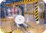 Paper Roll Kraft / Stretch Wrap Systems Automatic Type Module Structure From