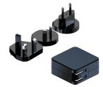 High Efficiency Universal Ac Dc Power Adapter with interchangeable plug