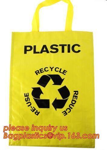 Eco-friendly cheap custom print supermarket PP woven shopping bag,Printed Cloth Christmas Supplier Pp Coated Clothing Sh