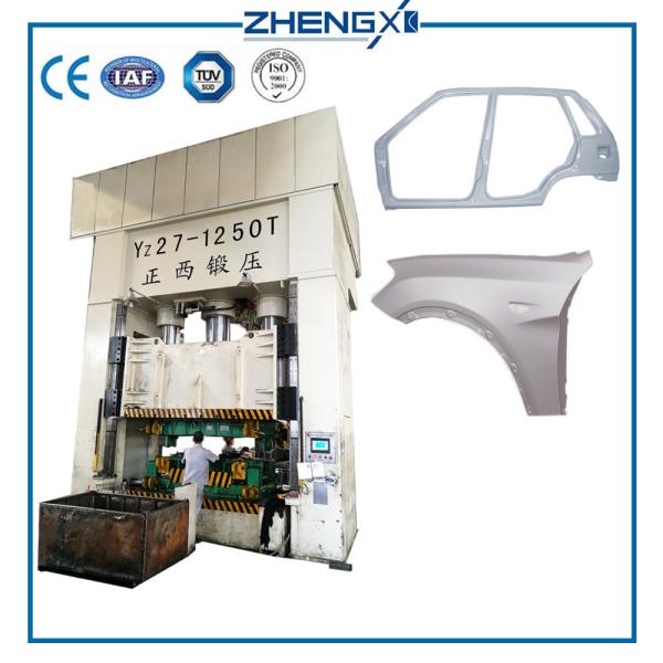 Buy Auto Hydraulic Press With Servo Motor With Movable Worktable Moving Bloster and Die Cushion at wholesale prices