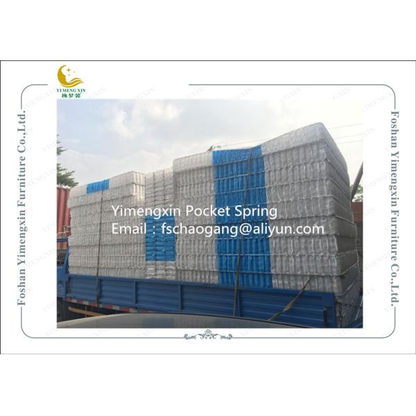 Independent Mattress Pocket Spring System , 3 Zones Pocket Coil Spring