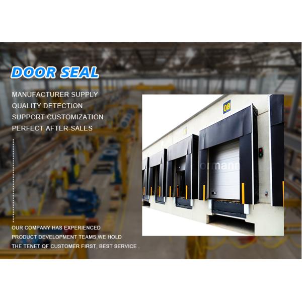 Industrial Loading Dock Shelters With Durability Low Maintenance Wear Resistant Fabric Retractable Mechanical Shelter