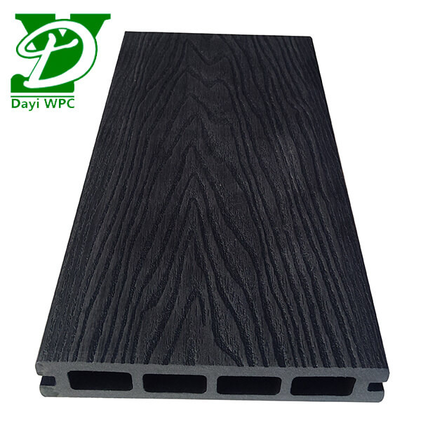 Modern Waterproof Wood Plastic Composite Hollow Decking