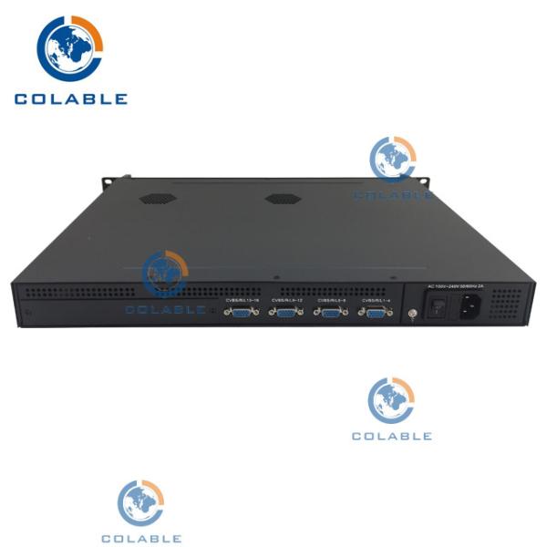 Buy MPEG -4 AVC H.264 16 Channel Analog AV To IP Converter SD Encoder COL5116A at wholesale prices