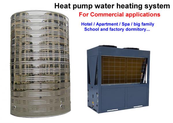 Buy Non Pressurized Commercial Heat Pump Water Heater , Air Conditioner Water Heater at wholesale prices