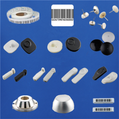 Large Capacity Customized Cloth EAS Soft Label 8.2MHz 58KHz Frequency