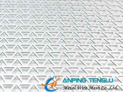 Triangle Hole Perforated Metal With for Sound Protection and Noise Reduction