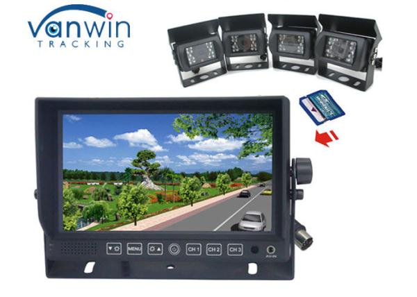 Buy 9 Inch All In One DVR car tft monitor , car tft lcd monitor with 4ch cameras recording at wholesale prices