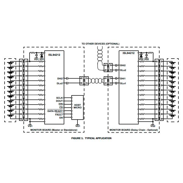 ISL94212INZ-T Battery Multi-Function Controller IC Multi-Chemistry 64-TQFP