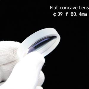 Quality 400-700nmAR Laser Focusing Lens Dia 39mm Flat Concave Lens for sale