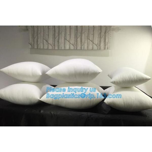 Square custom wholesale pillow insert,white square vacuum package pillow cushion inserts,PP cototon wholesale pillow cus