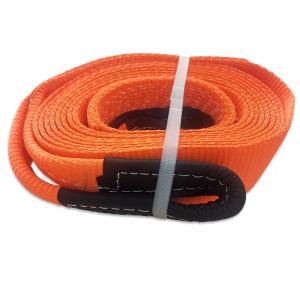 Quality Nylon Emergency Car Recovery Heavy Duty Tow Strap With Hooks for sale