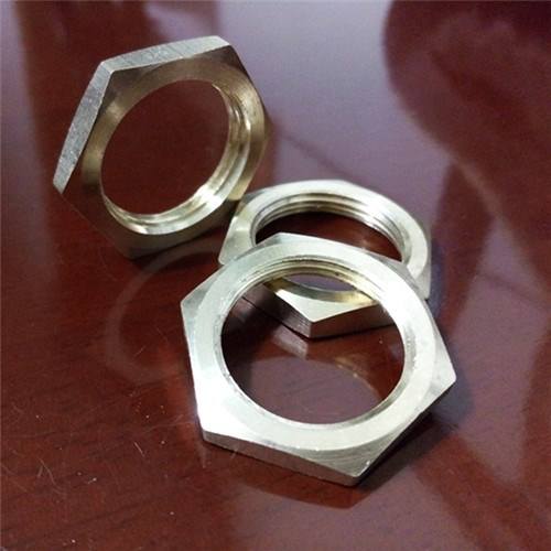 High Accuracy Hot Dipped Galvanized Lock Nuts , Hex Jam Nut Agricultural Machinery Applied