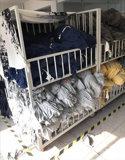 Three Side Powder Coated Warehouse Storage Racks Folding Pallet Logistic Trolley Foldable logistic trolley