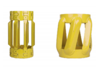 Non Welded Well Casing Centralizers 104 Series Casing Accessories Red Yellow