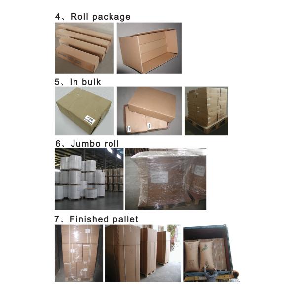 150gsm Enhanced Adhesive Synthetic Paper , Inkjet Printing White Banner Paper Roll