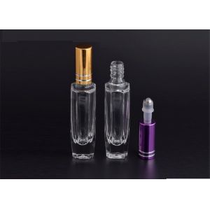 Quality Aluminum Cap Refillable Rollerball Perfume Bottle Matte Surface Handling for sale