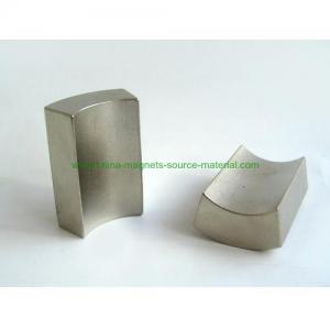 China Wedge Segment arc magnet segment magnet tile magnet bread magnet sintered ndfeb magnet Mot on sale