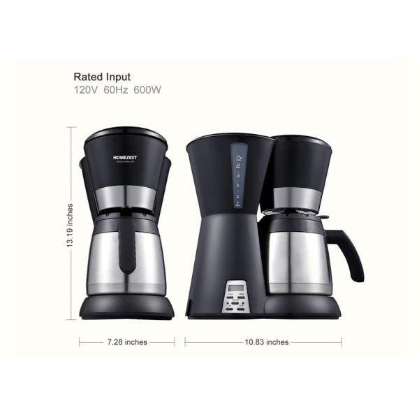 CM-828TW 800W Drip Filter Coffee Machine With Thermo Jug Coffee Machine
