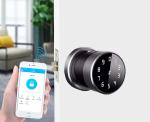 Ttlock Mobile Control Keyless Round Smart Lock FPC Sensor Fingerprint Smart Door