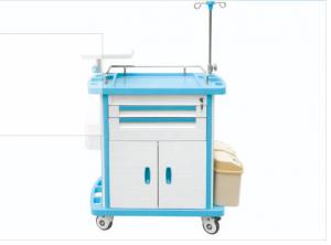 Quality Wear Resistant Two Drawer Lightweight Emergency Crash Cart for sale