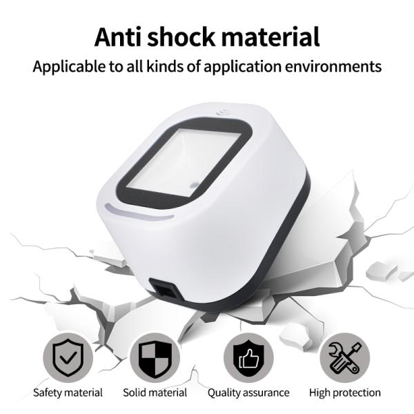 Auto Sense Desktop Barcode Scanner 32 Bit 2D Wired Barcode Scanner For POS System