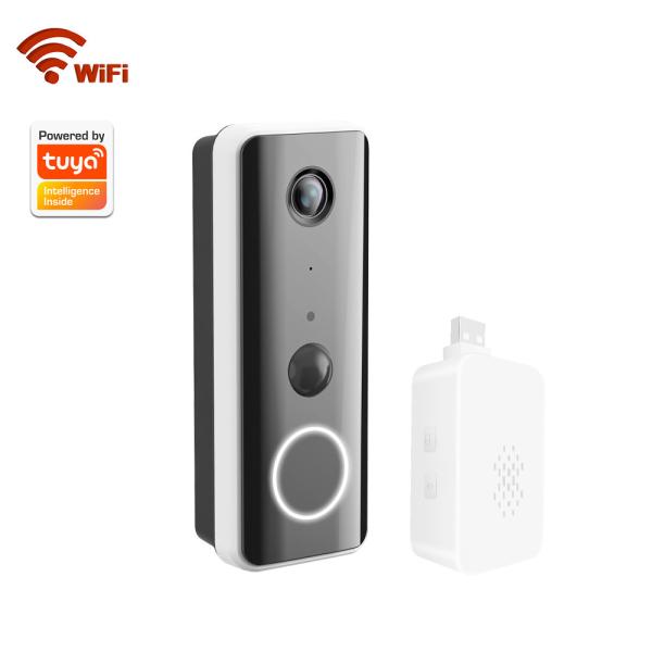 Buy 1080P Smart WIFI Video Doorbell Wireless Video Intercom With Chime 5200mAh Battery at wholesale prices