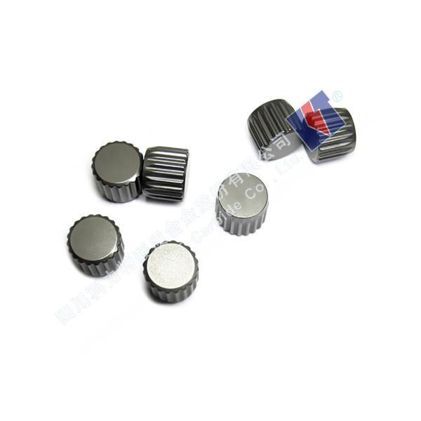 Impact Resistant Cemented Carbide Buttons Mining Tips Accurate Size