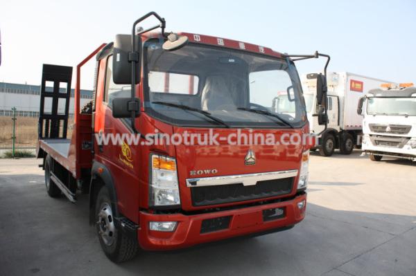 Buy Mini Howo High Reliability Light Flatbed Tow Truck With 8 Tons Loading Capacity at wholesale prices