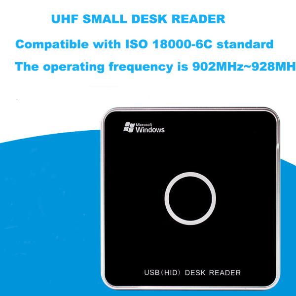 Kebo CK-34 compatible 18000-6C standard small desktop qr code UHF RFID barcode reader