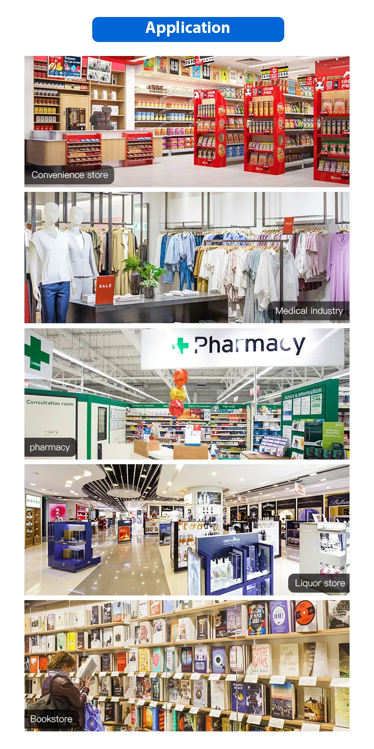 1d Handheld Wired Barcode Scanner CCD Bar Code Reader with USB Cable Supermarket