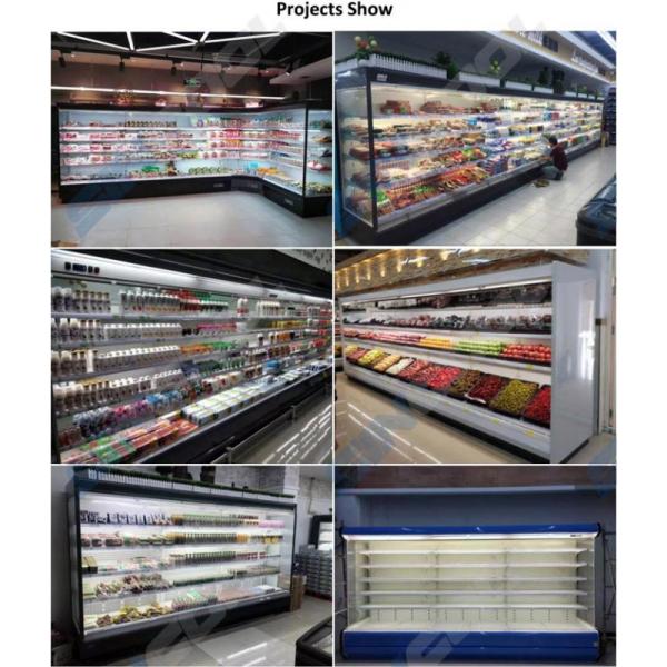 Slimline Multideck Display Fridge With LED Lighting And Adjustable Shelving