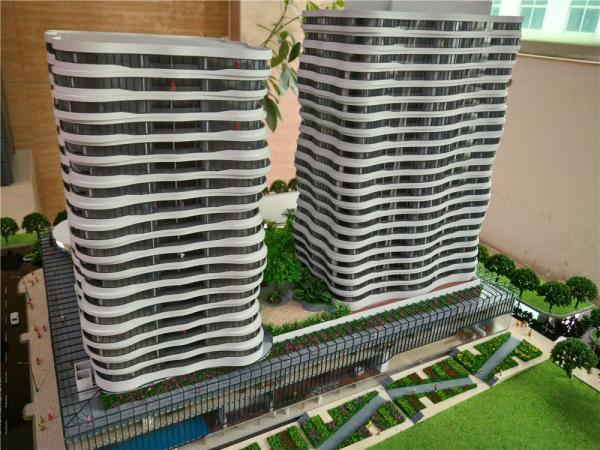Buy Fancy 3D Printed Architectural Model With LED Lighting System Acrylic Material at wholesale prices
