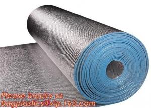 China Aluminum foil coated with 3mm EPE foam for thermal insulation,Thermal break foil covered foam insulation board,bagease on sale