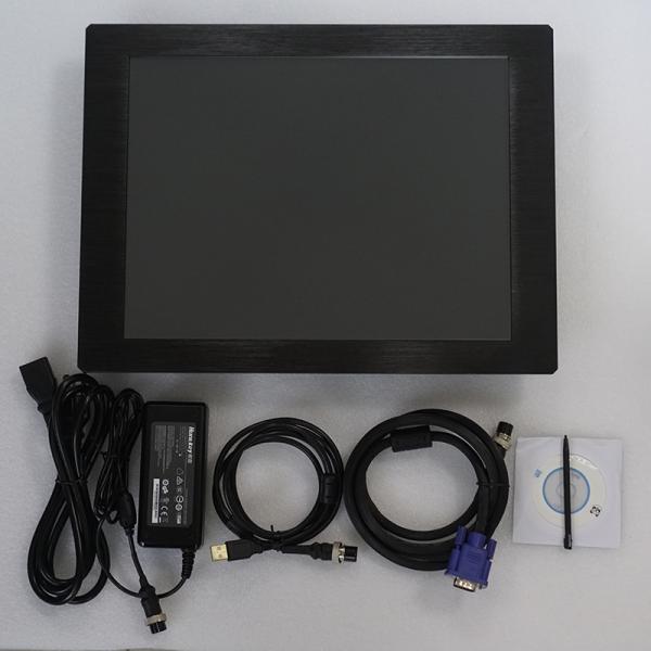 High Brightness Waterproof Touch Screen Monitor / Industrial LCD Screen