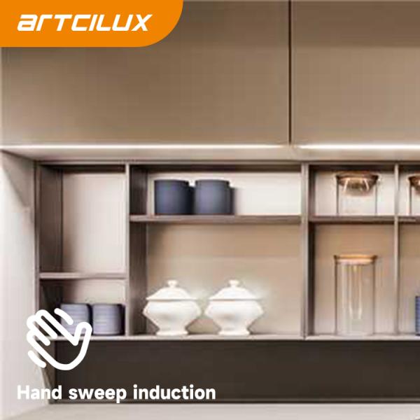 One Side Luminescence Lamp with Hand Shaking Sensor Switch Cabinet Aluminium Profile A2707