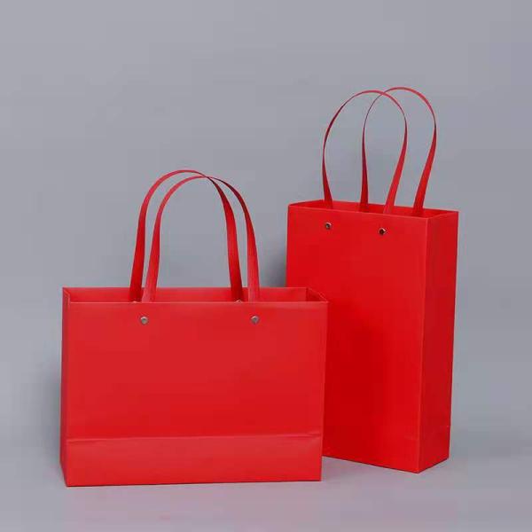 Customized Logo Black Luxury Shopping Gift Paper Bag With Handle with Flexo Printing