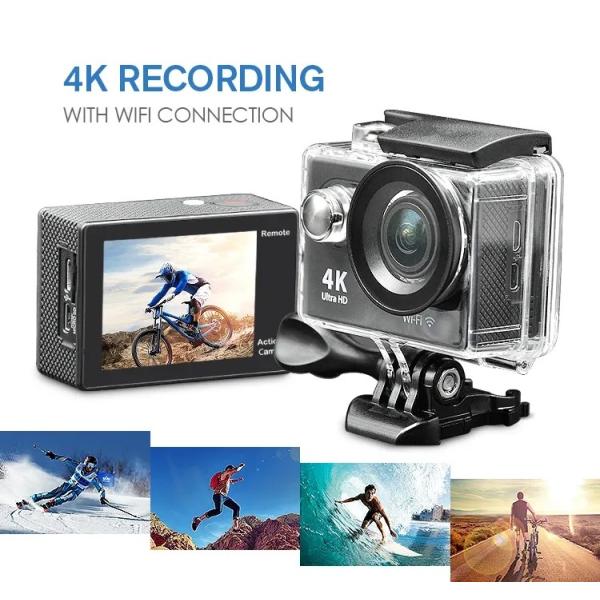 RoHS 4K WiFi Waterproof Action Camera Multifunctional Portable